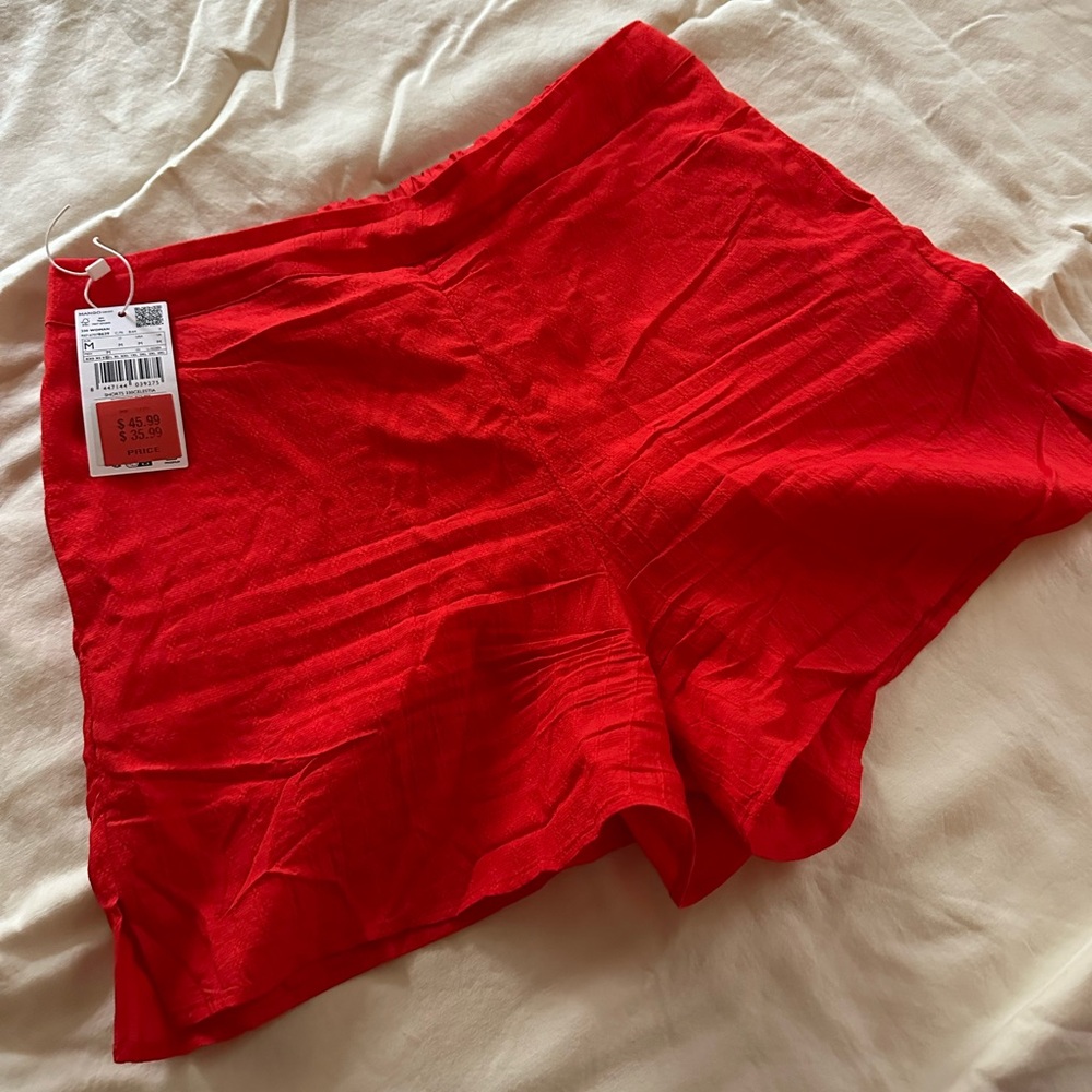 Orange mango shorts NWT